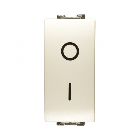 Interruttore Bipolare 16A Bianco Compatibile con Living International / Light - Feb Elettrica